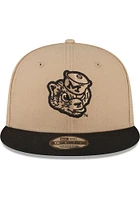 New Era Michigan Wolverines Tan 2T 9FIFTY Mens Snapback Hat