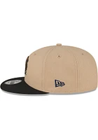 New Era Michigan Wolverines Tan 2T 9FIFTY Mens Snapback Hat