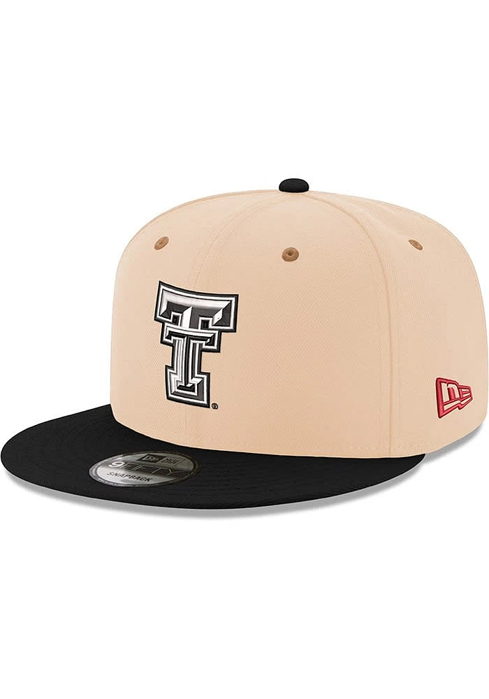 New Era Texas Tech Red Raiders Brown 2T 9FIFTY Mens Snapback Hat
