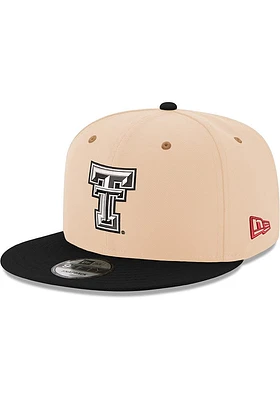 New Era Texas Tech Red Raiders Brown 2T 9FIFTY Mens Snapback Hat