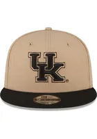 New Era Kentucky Wildcats Tan 2T 9FIFTY Mens Snapback Hat