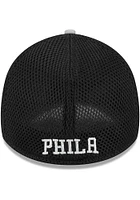 New Era Philadelphia 76ers Mens Grey 2T Neo 39THIRTY Flex Hat