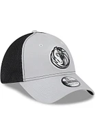 New Era Dallas Mavericks Mens Grey 2T Neo 39THIRTY Flex Hat