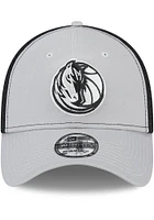 New Era Dallas Mavericks Mens Grey 2T Neo 39THIRTY Flex Hat