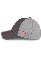 New Era Chicago Bulls Mens Grey 2T Neo 39THIRTY Flex Hat