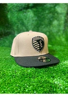 New Era Sporting Kansas City Brown 2T 9FIFTY Mens Snapback Hat