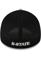 New Era K-State Wildcats Mens Grey 2T Neo 39THIRTY Flex Hat