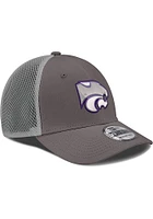 New Era K-State Wildcats Mens Graphite 2T Neo 39THIRTY Flex Hat