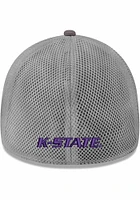 New Era K-State Wildcats Mens Graphite 2T Neo 39THIRTY Flex Hat