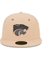 New Era K-State Wildcats Mens Brown 2T 59FIFTY Fitted Hat