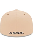 New Era K-State Wildcats Mens Brown 2T 59FIFTY Fitted Hat