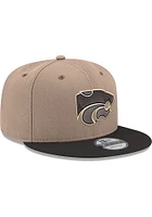 New Era K-State Wildcats Tan 2T 9FIFTY Mens Snapback Hat