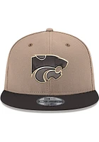 New Era K-State Wildcats Tan 2T 9FIFTY Mens Snapback Hat