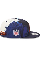 New Era Chicago Bears Blue Ink Dye 2022 Sideline 9FIFTY Mens Snapback Hat