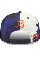 New Era Chicago Bears Blue Ink Dye 2022 Sideline 9FIFTY Mens Snapback Hat