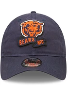 New Era Chicago Bears 2022 Sideline 9TWENTY Classic Adjustable Hat - Navy Blue