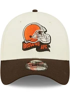 New Era Cleveland Browns Mens Ivory 2022 Sideline 39THIRTY Flex Hat