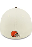 New Era Cleveland Browns Mens Ivory 2022 Sideline 39THIRTY Flex Hat