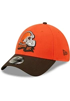 New Era Cleveland Browns Mens Brown Alt 2022 Sideline 39THIRTY Flex Hat