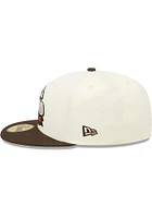 New Era Cleveland Browns Mens Ivory 2022 Sideline 59FIFTY Fitted Hat