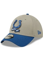 New Era Indianapolis Colts Mens Blue Alt 2022 Sideline 39THIRTY Flex Hat