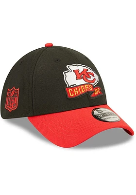New Era Kansas City Chiefs Mens Red Alt 2022 Sideline 39THIRTY Flex Hat