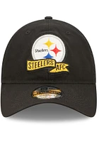 New Era Pittsburgh Steelers 2022 Sideline 9TWENTY Adjustable Hat - Black