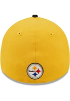 New Era Pittsburgh Steelers Mens Black Alt 2022 Sideline 39THIRTY Flex Hat