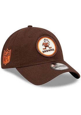New Era Cleveland Browns Brown JR Retro 2022 Sideline 9TWENTY Youth Adjustable Hat