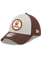New Era Cleveland Browns Brown Jr Retro 2022 Sideline 39THIRTY Youth Flex Hat