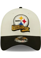 New Era Pittsburgh Steelers Black Jr 2022 Sideline 39THIRTY Youth Flex Hat