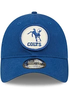 New Era Indianapolis Colts Retro 2022 Sideline 9TWENTY Adjustable Hat - Blue