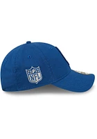 New Era Indianapolis Colts Retro 2022 Sideline 9TWENTY Adjustable Hat - Blue