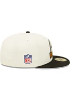 New Era Pittsburgh Steelers Mens Black 2022 Sideline 59FIFTY Fitted Hat