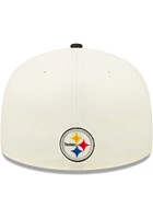 New Era Pittsburgh Steelers Mens Black 2022 Sideline 59FIFTY Fitted Hat