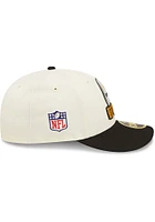 New Era Pittsburgh Steelers Mens Black 2022 Sideline Low Pro 59FIFTY Fitted Hat