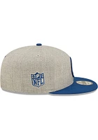 New Era Indianapolis Colts Grey Retro 2022 Sideline 9FIFTY Mens Snapback Hat
