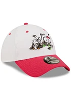 New Era Wichita Wind Surge Mens White 2022 Milb Copa 39THIRTY Flex Hat