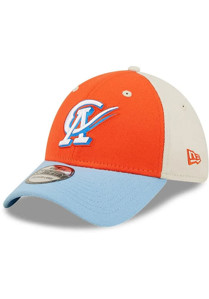 New Era Oklahoma City Dodgers Mens Red 2022 Milb Copa 39THIRTY Flex Hat