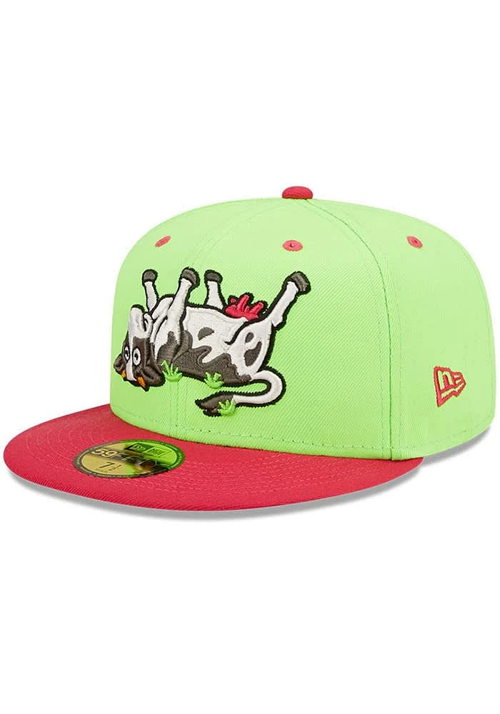 New Era Wichita Wind Surge Mens Green 2022 Milb Copa 59FIFTY Fitted Hat