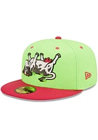 New Era Wichita Wind Surge Mens Green 2022 Milb Copa 59FIFTY Fitted Hat