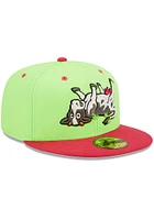 New Era Wichita Wind Surge Mens Green 2022 Milb Copa 59FIFTY Fitted Hat