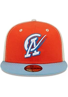 New Era Oklahoma City Dodgers Mens Red 2022 Milb Copa 59FIFTY Fitted Hat