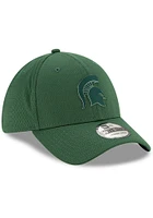 New Era Michigan State Spartans Mens Green 2T Mold 39THIRTY Flex Hat