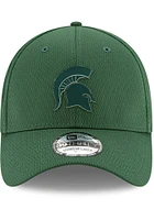 New Era Michigan State Spartans Mens Green 2T Mold 39THIRTY Flex Hat