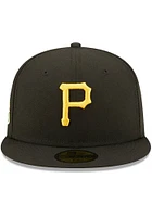 New Era Pittsburgh Pirates Mens Black Citrus Pop 59FIFTY Fitted Hat