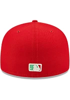 New Era St Louis Cardinals Mens Red Citrus Pop 59FIFTY Fitted Hat