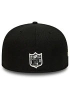New Era Pittsburgh Steelers Mens Black Citrus Pop 59FIFTY Fitted Hat