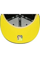 New Era Pittsburgh Steelers Mens Black Citrus Pop 59FIFTY Fitted Hat