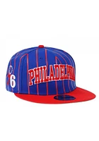 New Era Philadelphia 76ers Blue City Arch 9FIFTY Mens Snapback Hat